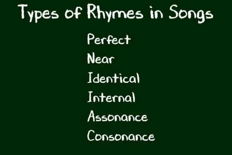 Types Of Rhymes In Songs Use And Not Abuse The Muse