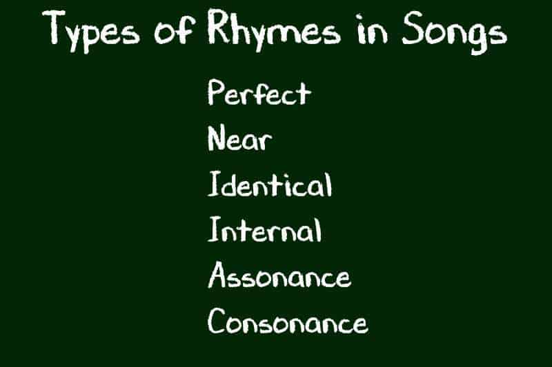 Types Of Rhymes In Songs Song Pioneer