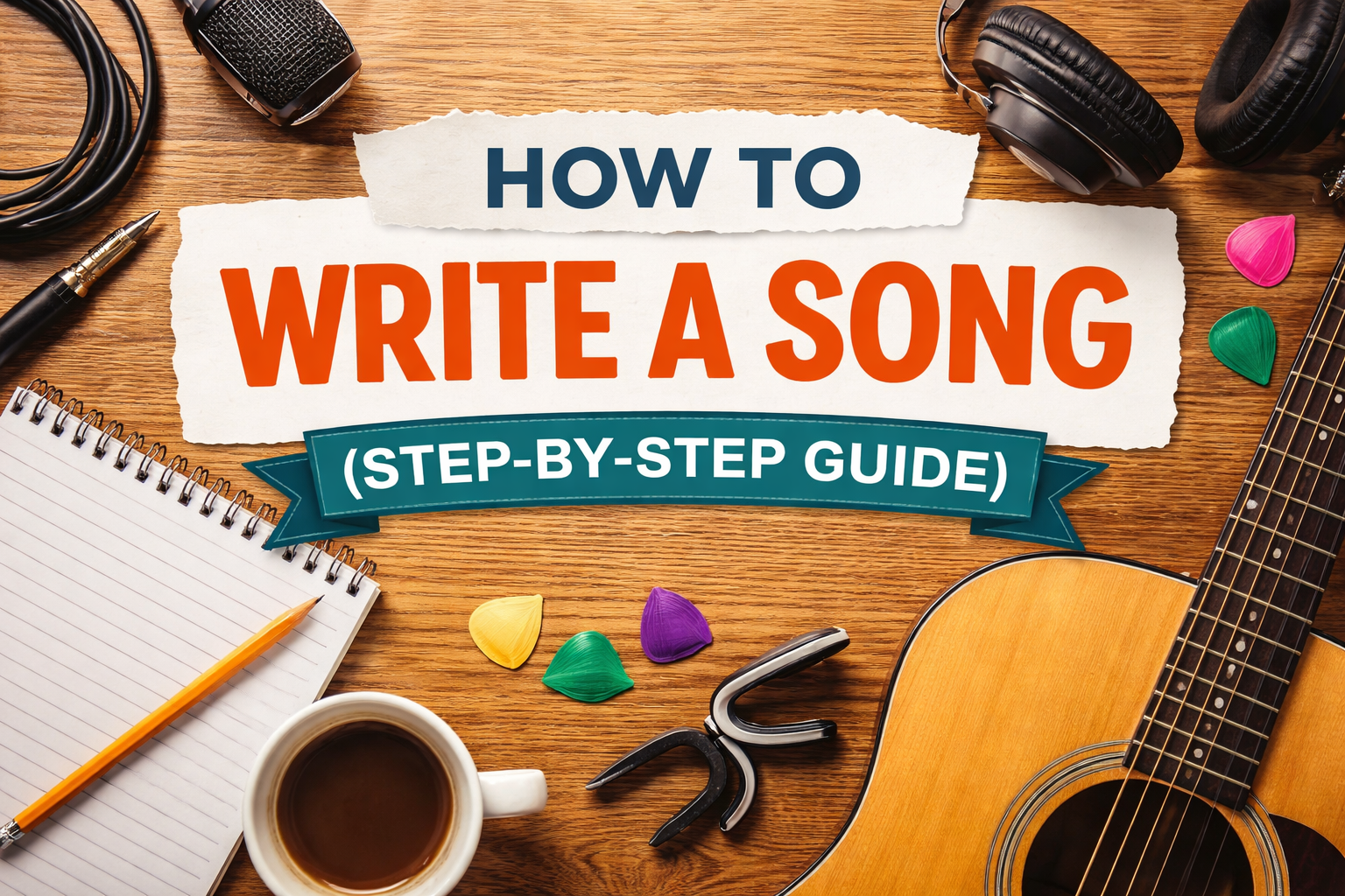 How to Write a Song (Step by Step Guide for Beginners) - Song Pioneer